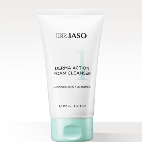 D40 – Sữa rửa mặt giúp làm sạch da – DR.IASO DERMA ACTION FOAM CLEANSER